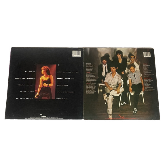 Pat Benatar Vtg Vinyl Album LPs x2: Crimes of Passion, Live from Earth Chrysalis - Picture 2 of 16